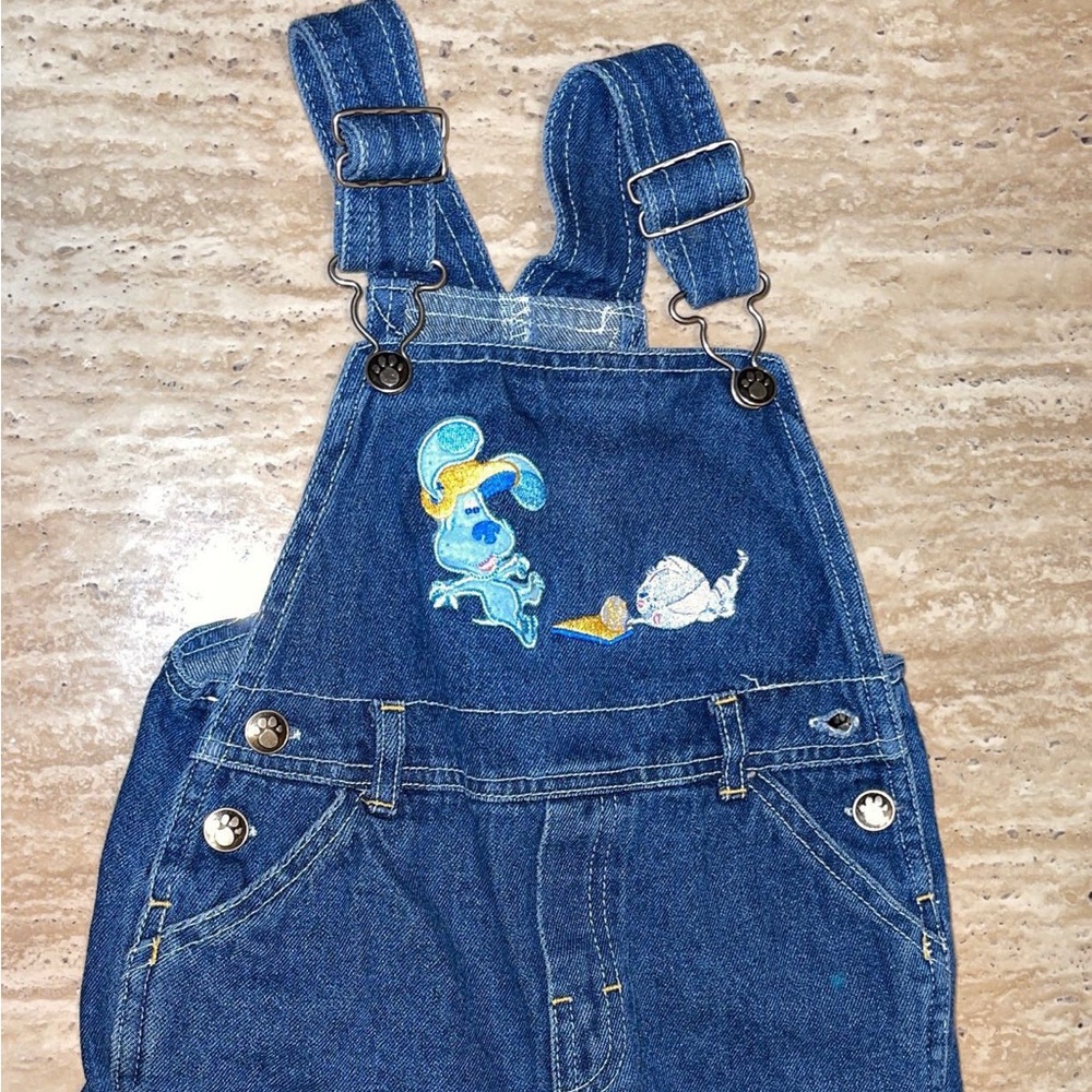 Vintage Blues Clues Short Overalls